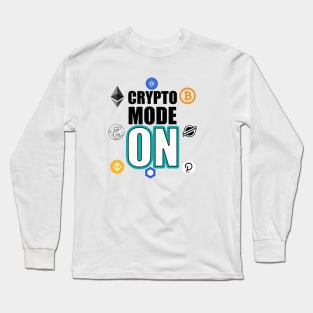 Crypto Mode On Long Sleeve T-Shirt